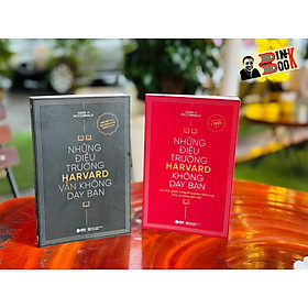 (Combo 2 cuốn, Tái bản 2024) NHỮNG ĐIỀU TRƯỜNG HARVARD KHÔNG DẠY BẠN - NHỮNG ĐIỀU TRƯỜNG HARVARD VẪN KHÔNG DẠY BẠN - Alpha Books