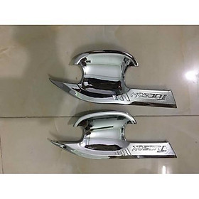 Bộ ốp tay nắm, hõm cửa xe dành cho Hyundai Tucson 2016-2021 -mạ Crom
