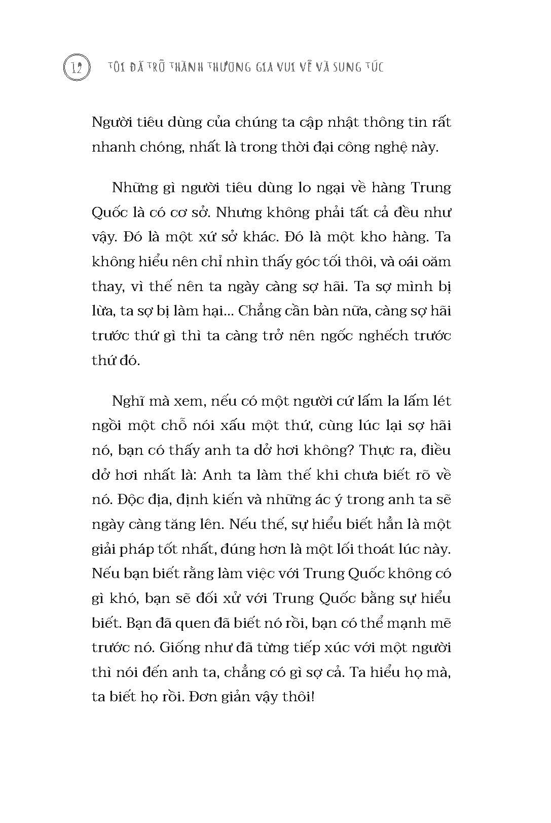 Tôi đã trở thành thương gia vui vẻ và sung túc - Kinh nghiệm buôn bán hàng Trung Quốc