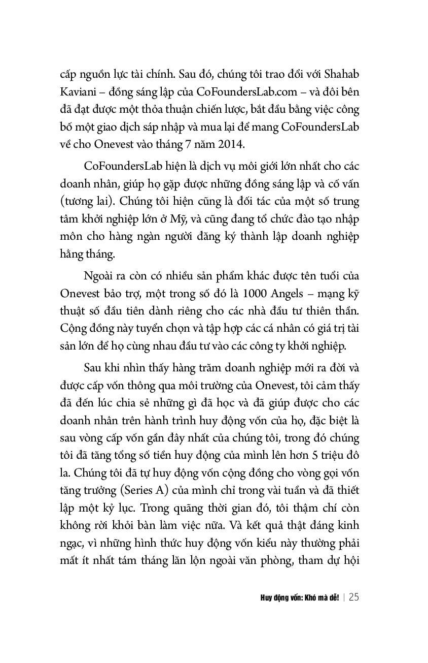 Huy Động Vốn: Khó Mà Dễ! (Tái Bản)