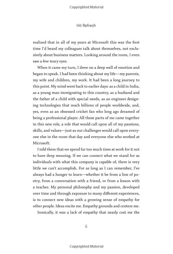 HIT REFRESH: THE QUEST TO REDISCOVER MICROSOFT’S SOUL AND IMAGINE A BETTER FUTURE FOR EVERYONE