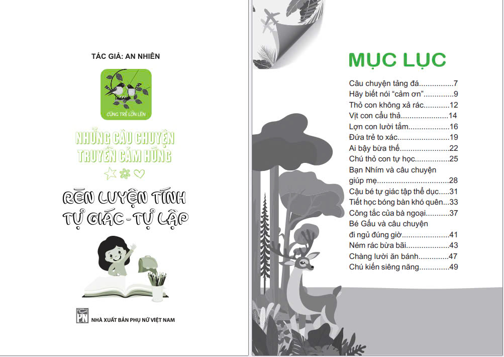 Sách - Những Câu Chuyện Truyền Cảm Hứng - Cùng Trẻ Lớn Lên - Rèn Luyện Tính Tự Giác (VT)