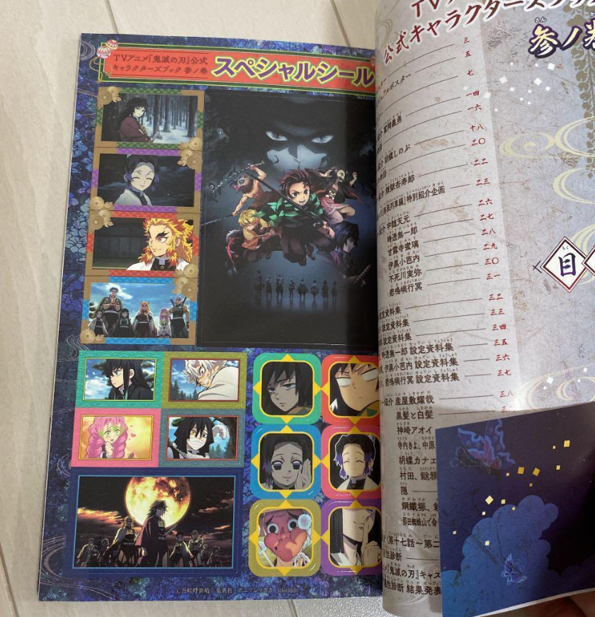 Demon Slayer Official TV Anime Characters Book Vol. 3