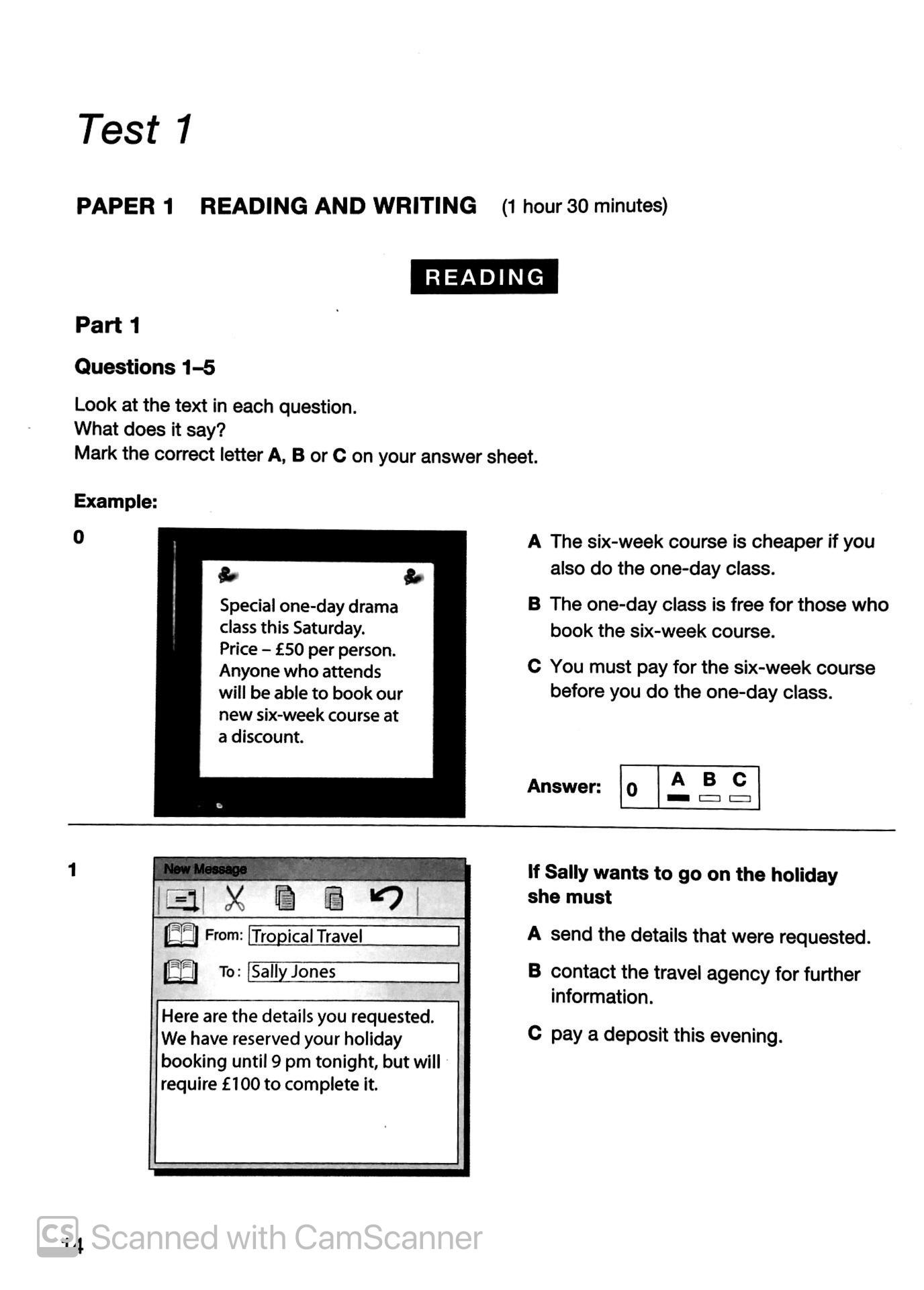 Cambridge English Preliminary - Preliminary English Test 8 with Answers (reprint edition)