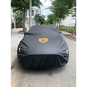 Bạt phủ ô tô Toyota Vios chất liệu Polyester - màu đen cao cấp MACSIM màu đen - sử dụng trong nhà và ngoài trời