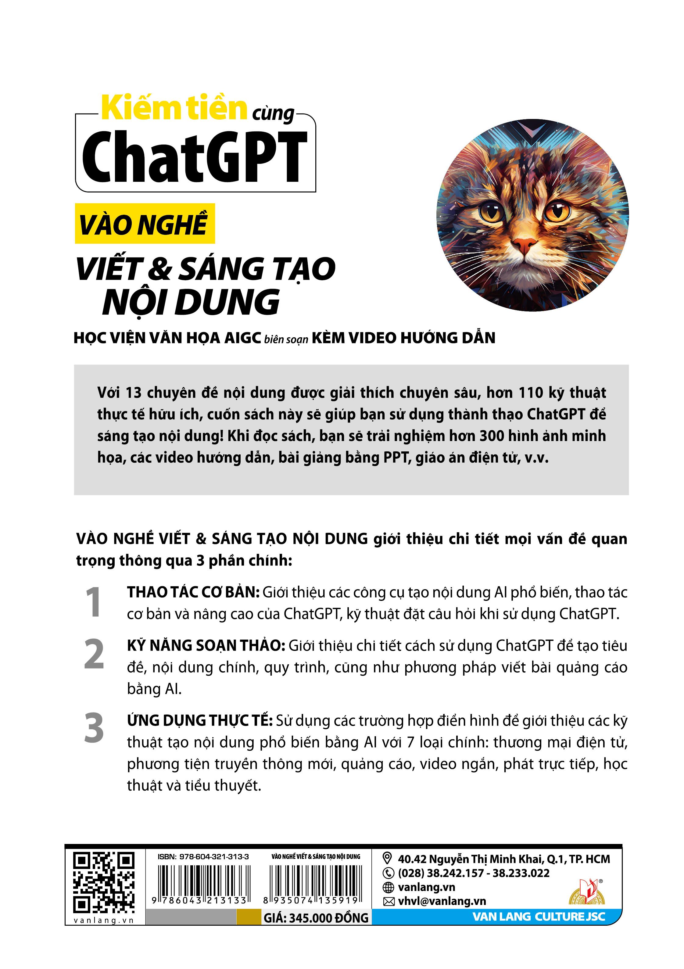 Kiếm Tiền Cùng Chatgpt - Vào Nghề Viết & Sáng Tạo Nội Dung