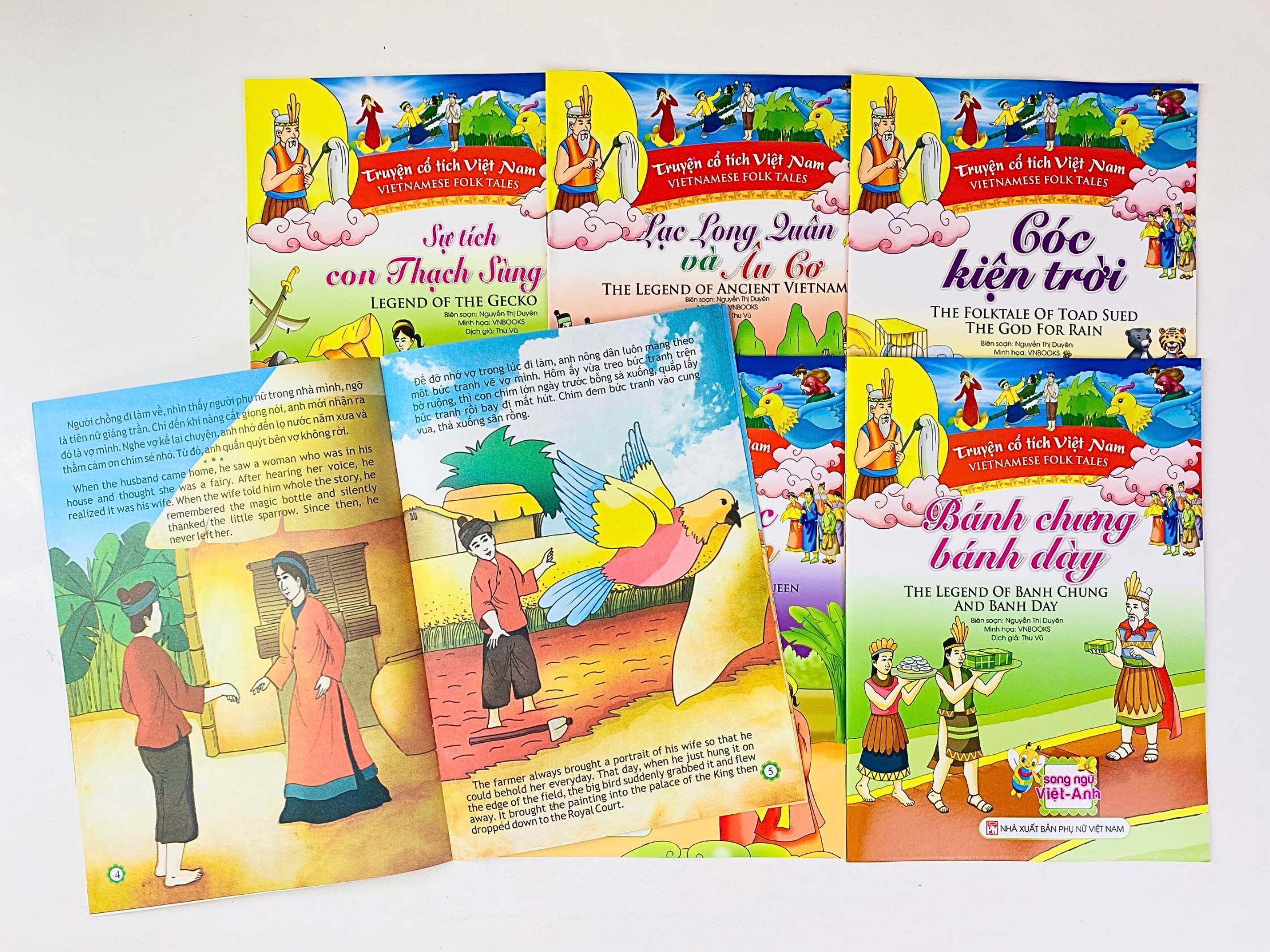 Sách - Combo 23 cuốn Truyện cổ tích Việt Nam - Song ngữ Việt Anh - ndbooks
