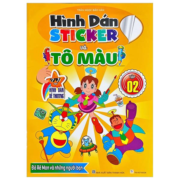 Sách - Hình Dán Sticker Và Tô Màu - Tập 2