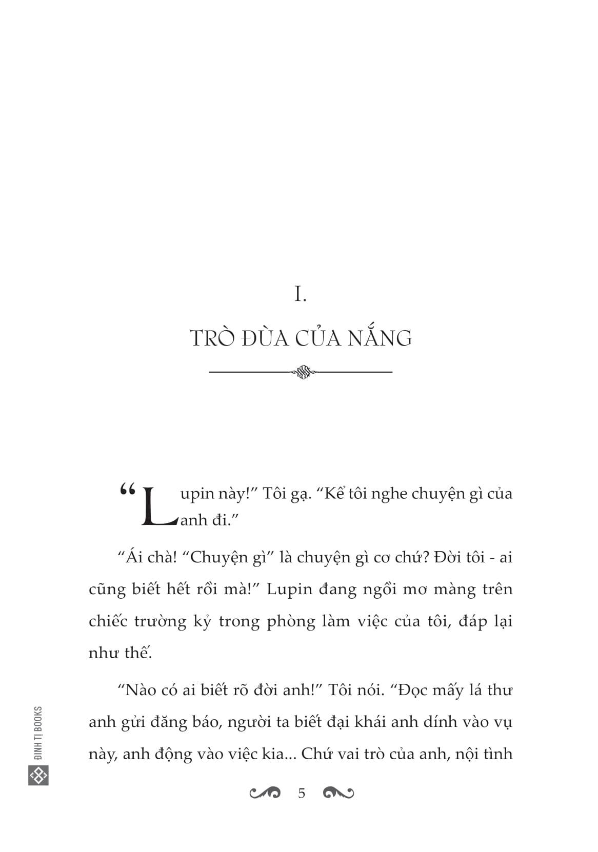 Arsène Lupin - Siêu Trộm Hào Hoa - Lời Thú Tội