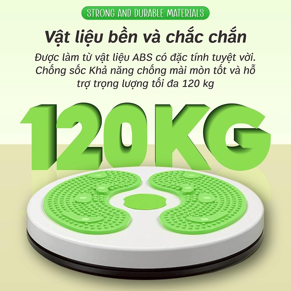 Đĩa Xoay Eo 3001R Massage Chân Tập Thể Dục 360 Độ Chất Liệu Nhựa Cao Cấp ( Màu ngẫu nhiên)- Hàng Chính Hãng