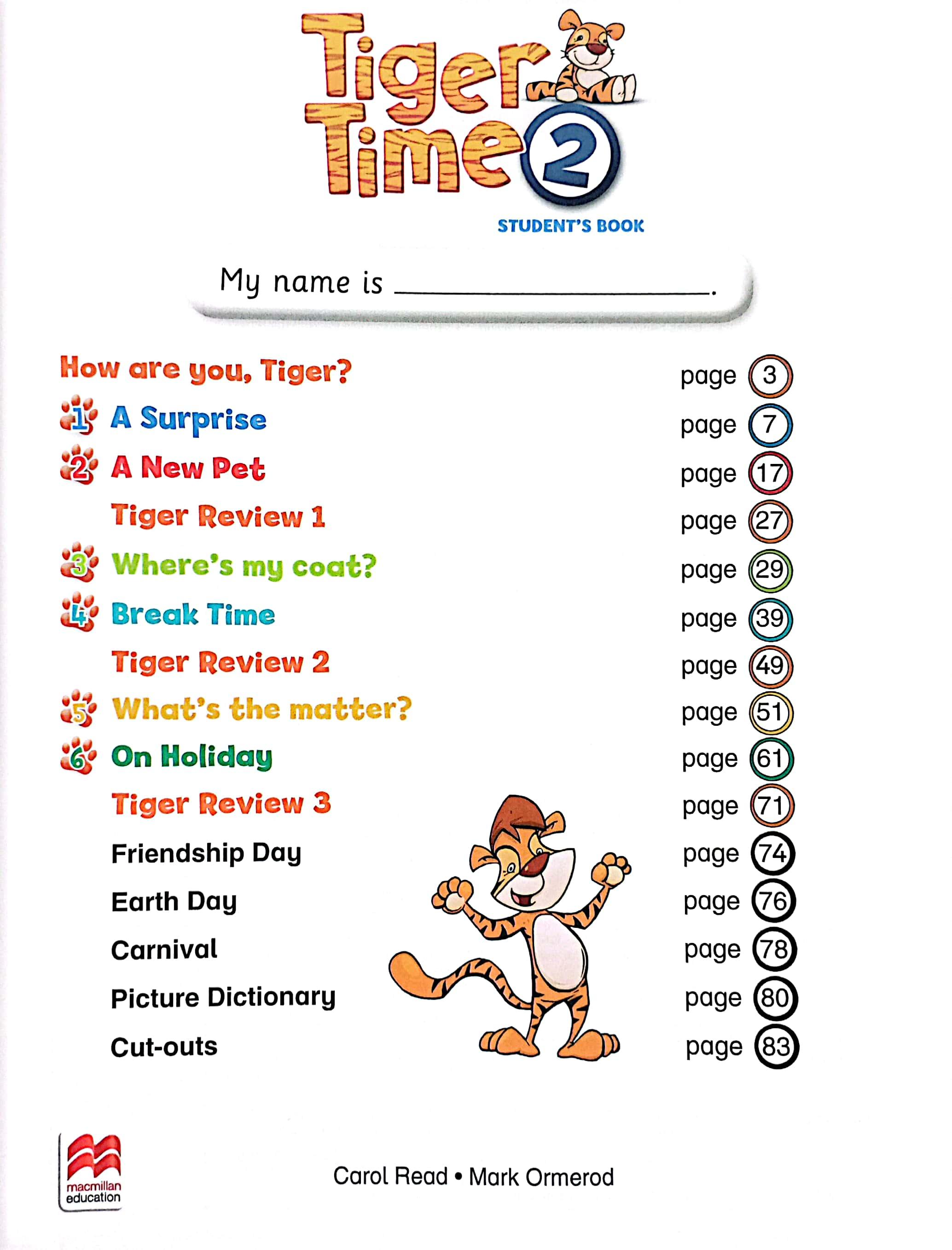Tiger Time Level 2 Student Book + eBook Pack