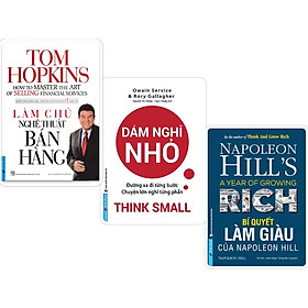 Combo Làm Chủ Nghệ Thuật Bán Hàng + Dám Nghĩ Nhỏ + Bí Quyết Làm Chủ Nghệ Thuật Bán Hàng  - Bản Quyền