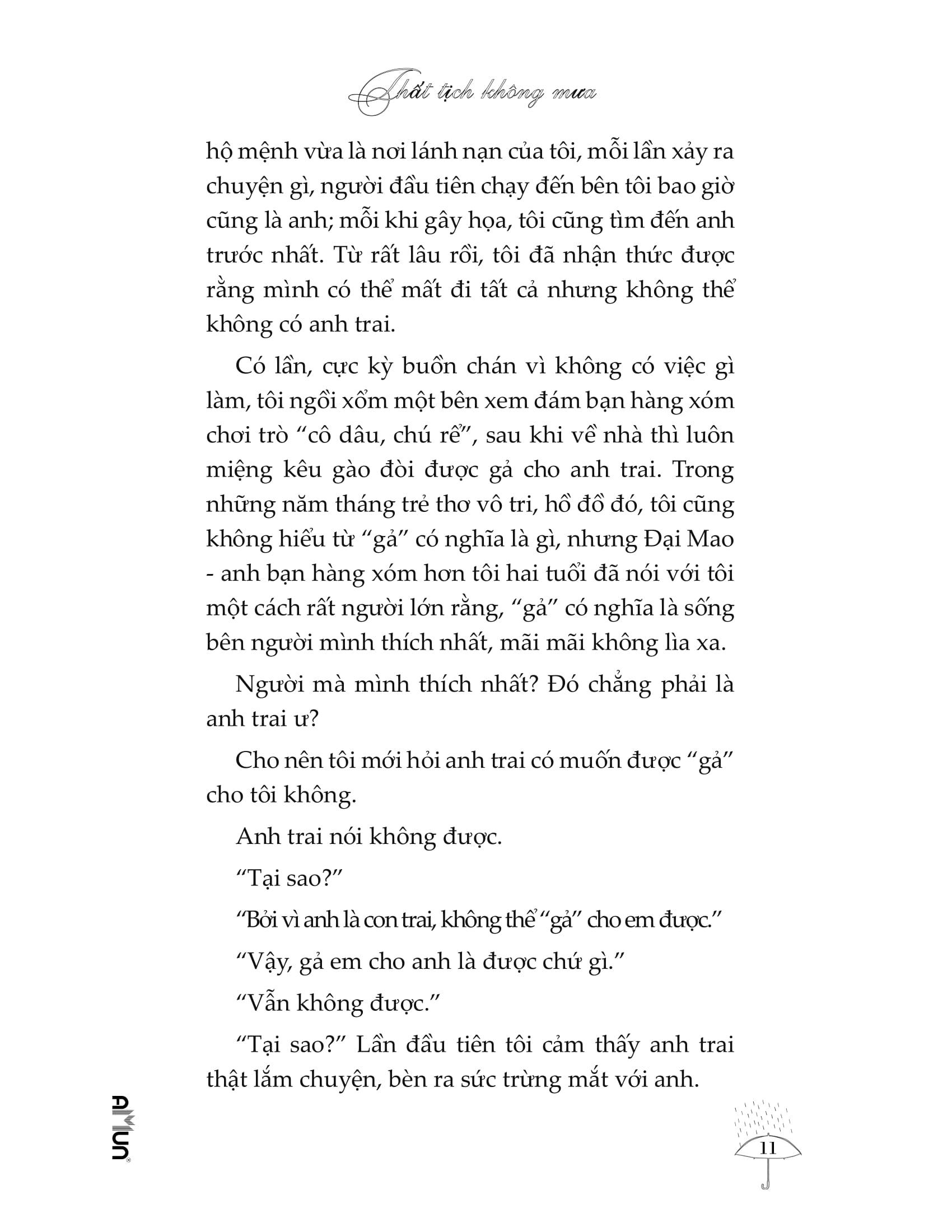 Thất Tịch Không Mưa (Tái Bản 2019)