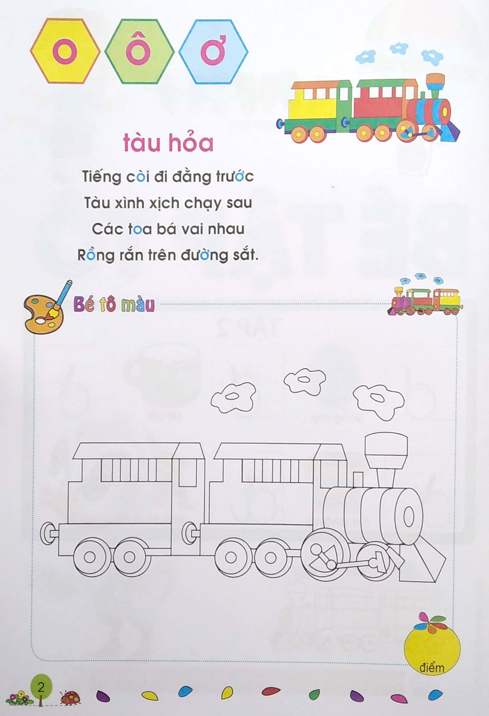 Tủ Sách Bé Chuẩn Bị Vào Lớp 1 (Dành Cho Bé 4 - 5 Tuổi) - Bé Tập Tô - Tập 2