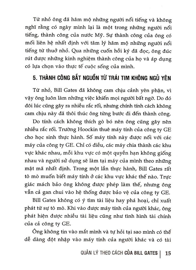 Chiêu Bài Quản Lý Vàng Của Bill Gates