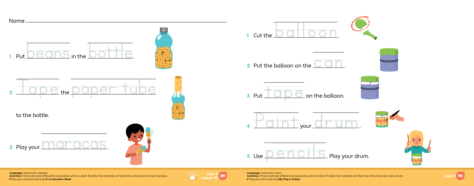 Doodle Town Level 3 Literracy Skill Pad 2nd Edition