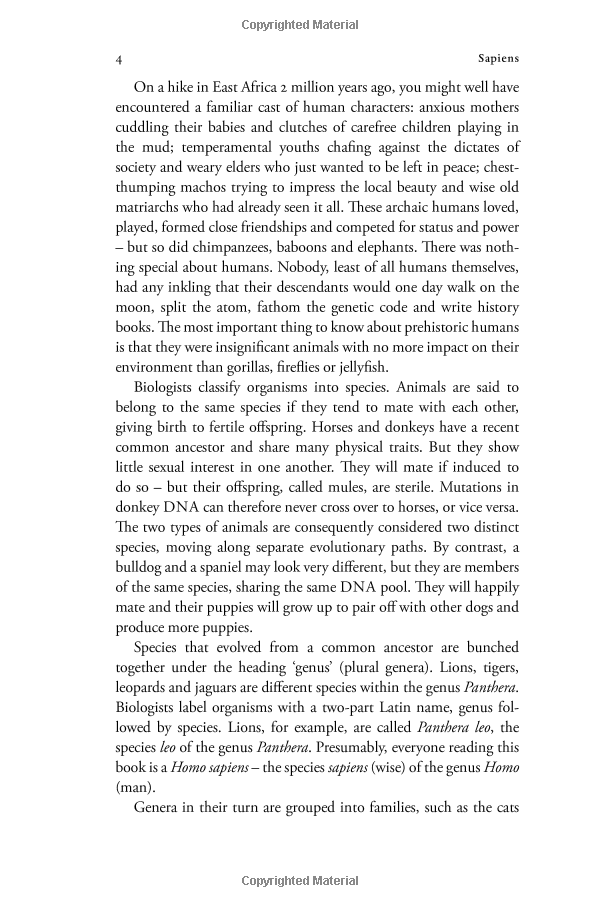 Sapiens : A Brief History of Humankind (Patterns of Life)