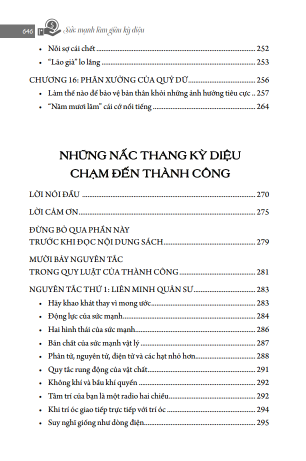 Sức Mạnh Làm Giàu Kỳ Diệu - Nghĩ Giàu & Làm Giàu - Những Nấc Thang Kỳ Diệu Chạm Đến Thành Công Chìa Khóa Thành Công (Napoleon Hill)