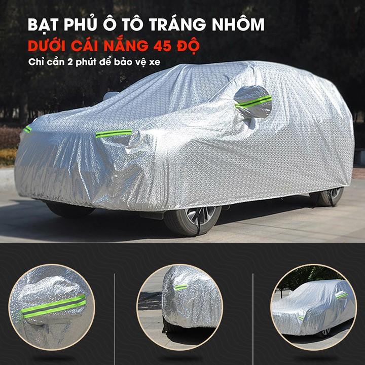 Bạt phủ xe ô tô 7 chỗ Toyota Innova 3 lớp chống nóng, chống thấm. Bạc phủ xe Innova, Bạt trùm xe hơi