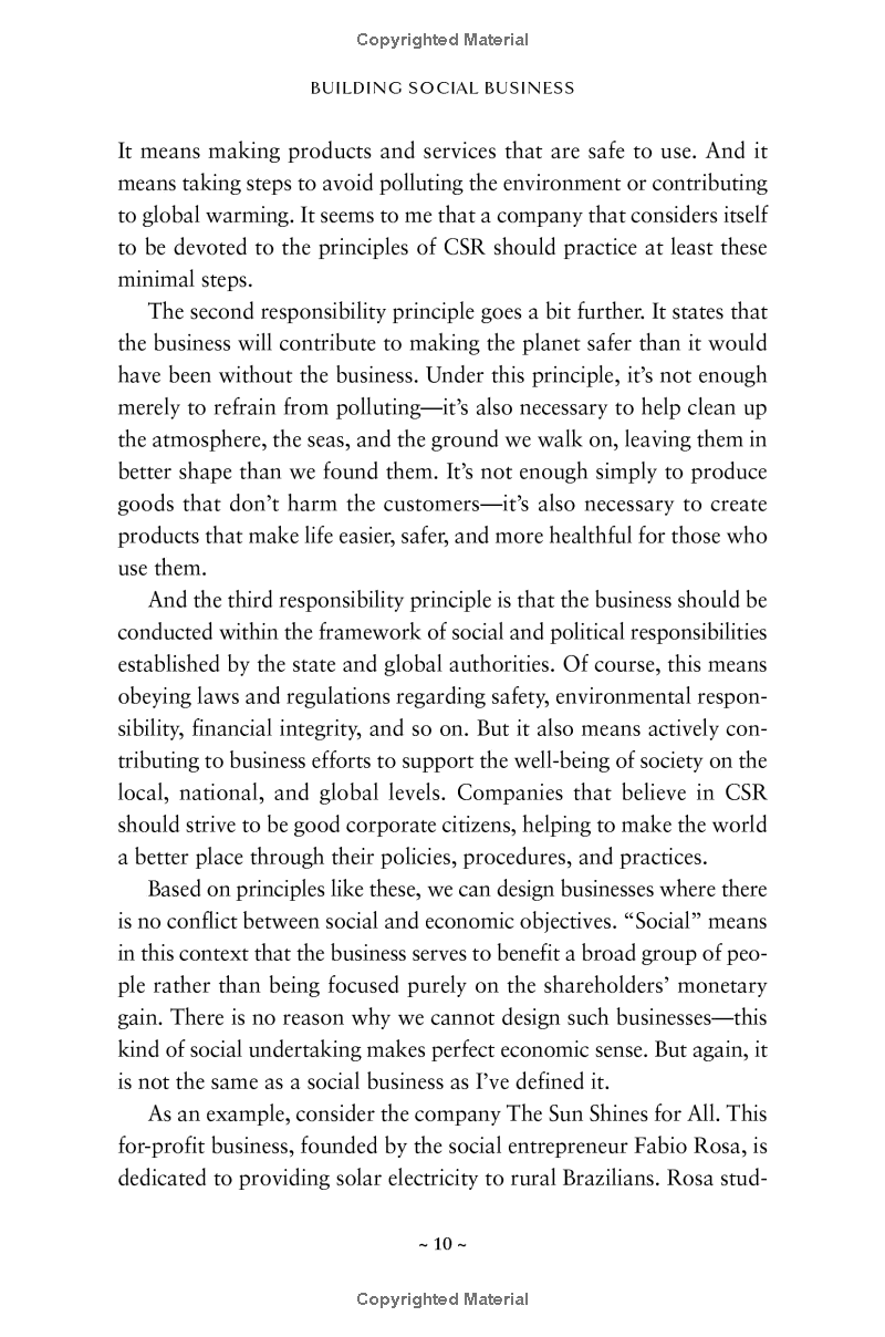 Building Social Business: The New Kind Of Capitalism That Serves Humanity