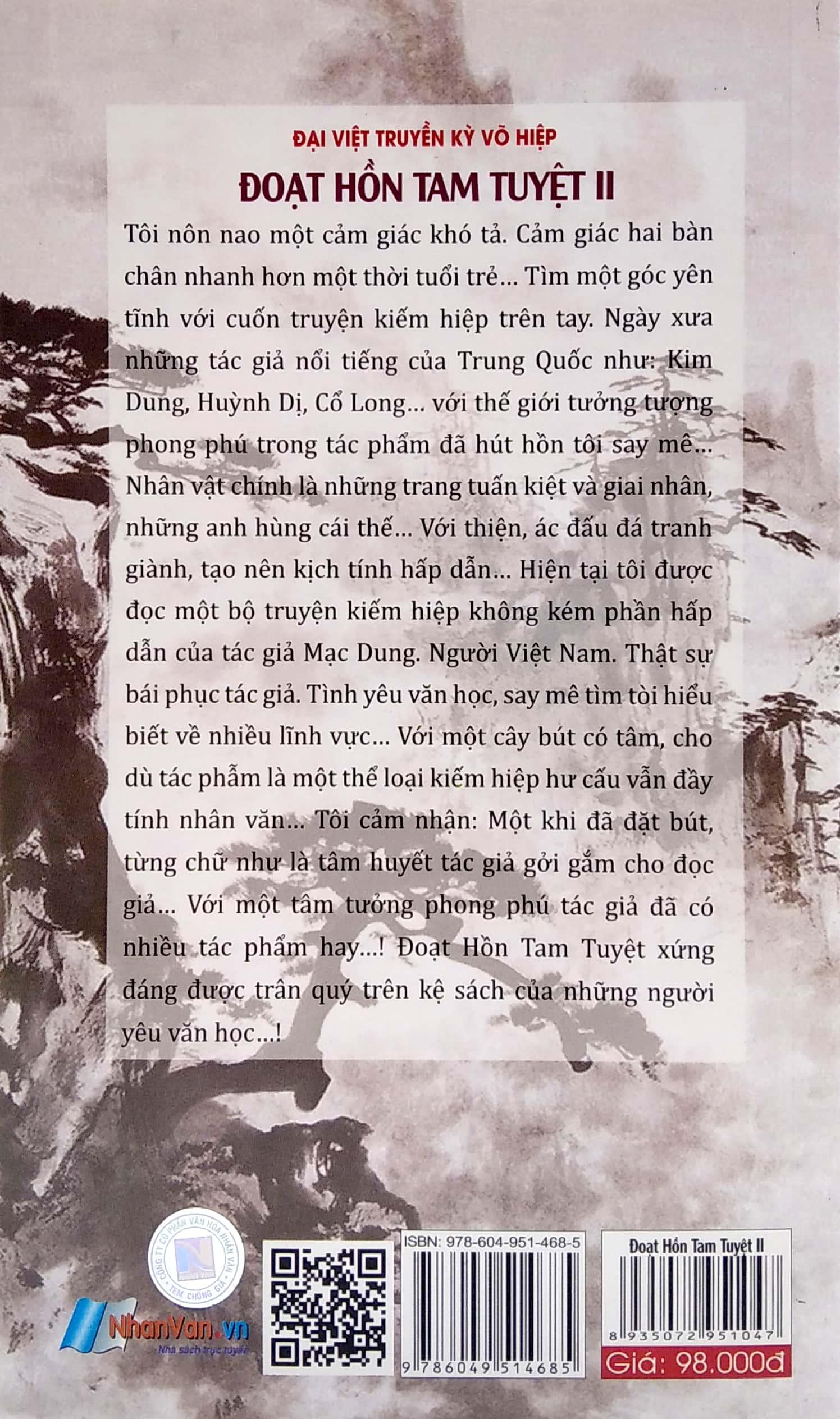 Đại Việt Truyền Kỳ Võ Hiệp - Đoạt Hồn Tam Tuyệt II
