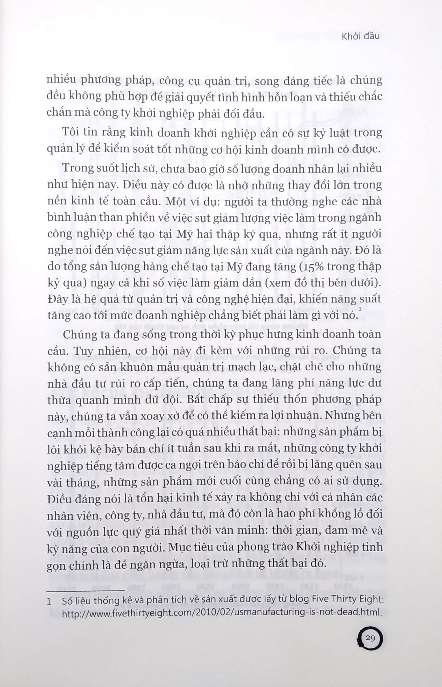 Khởi Nghiệp Tinh Gọn (The Lean Startup) (Tái Bản)