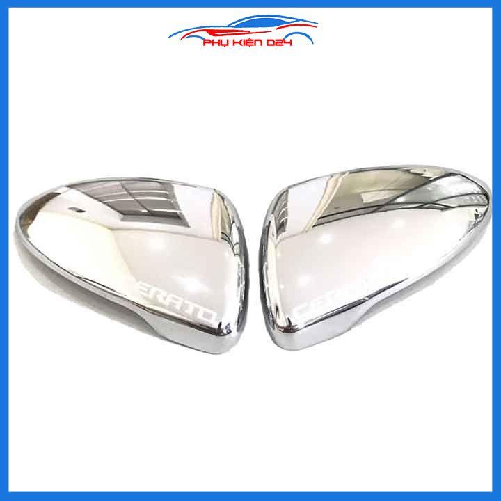Ốp gương Cerato, K3 2019-2020-2021-2022 mạ crom bảo vệ chống trầy trang trí làm đẹp xe