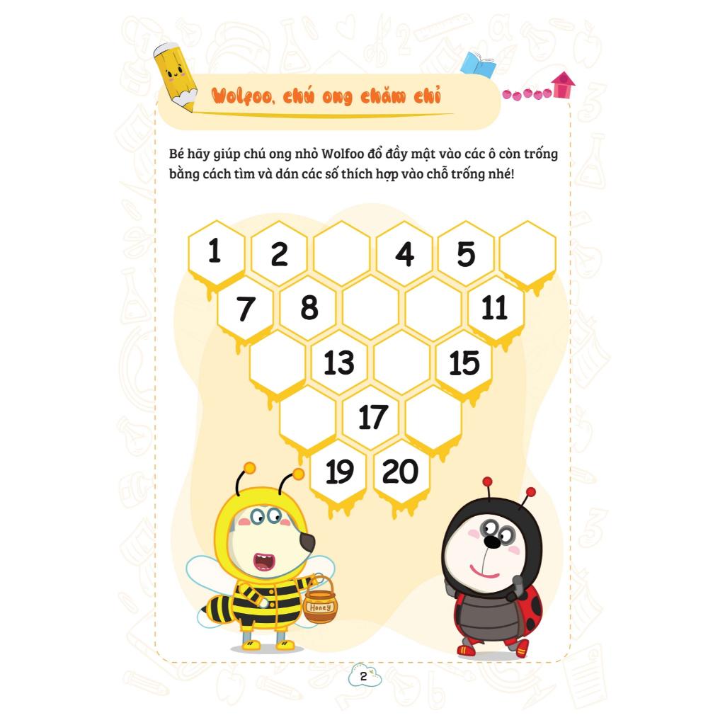 Sách - Combo 4 Cuốn WOLFOO Khám Phá Toán Học Vui