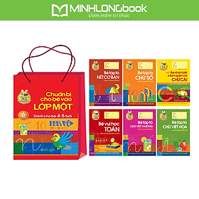 Chuẩn bị cho bé vào lớp môt ( Bộ 6 cuốn) - Dành cho bé 4 -5 tuổi