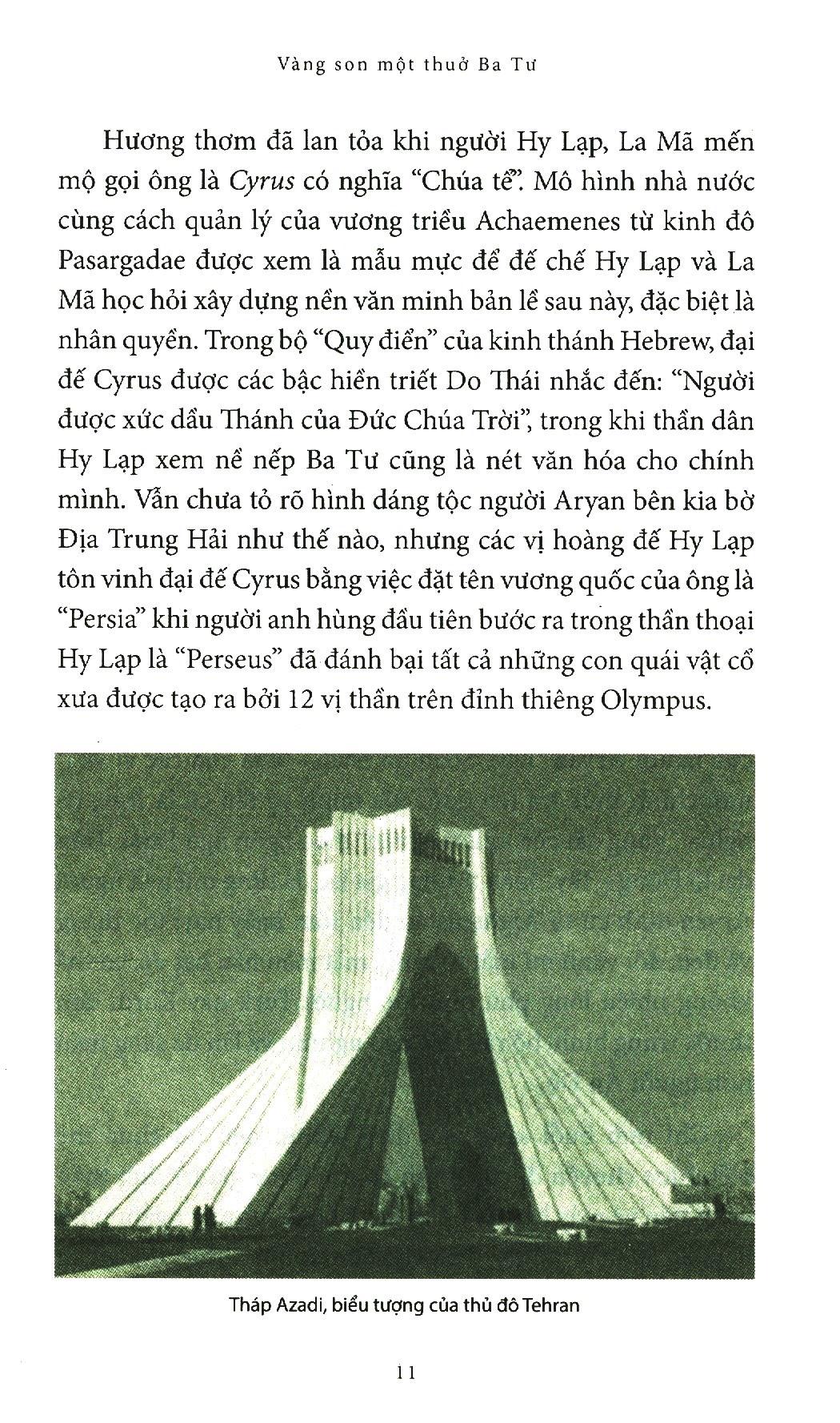 Vàng Son Một Thuở Ba Tư - Tập Du Ký