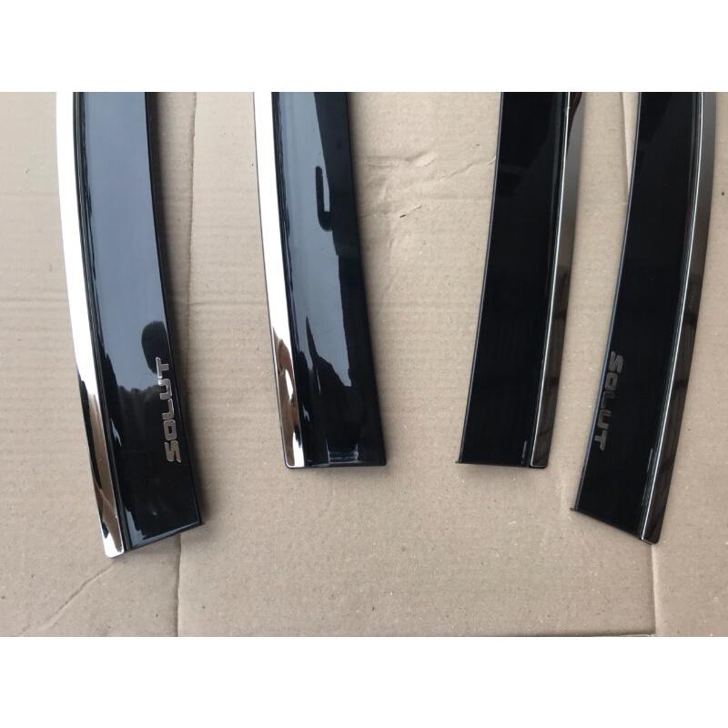 Vè che mưa xe Kia Soluto 2019-2022 chỉ inox cao cấp