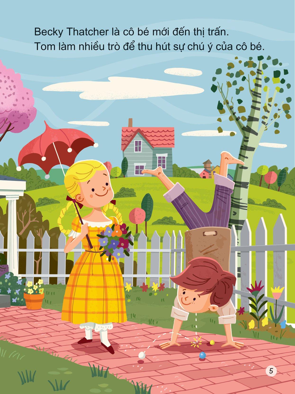 Sách Tác Phẩm Kinh Điển Dành Cho Thiếu Nhi - Những Cuộc Phiêu Lưu Của Tom Sawyer