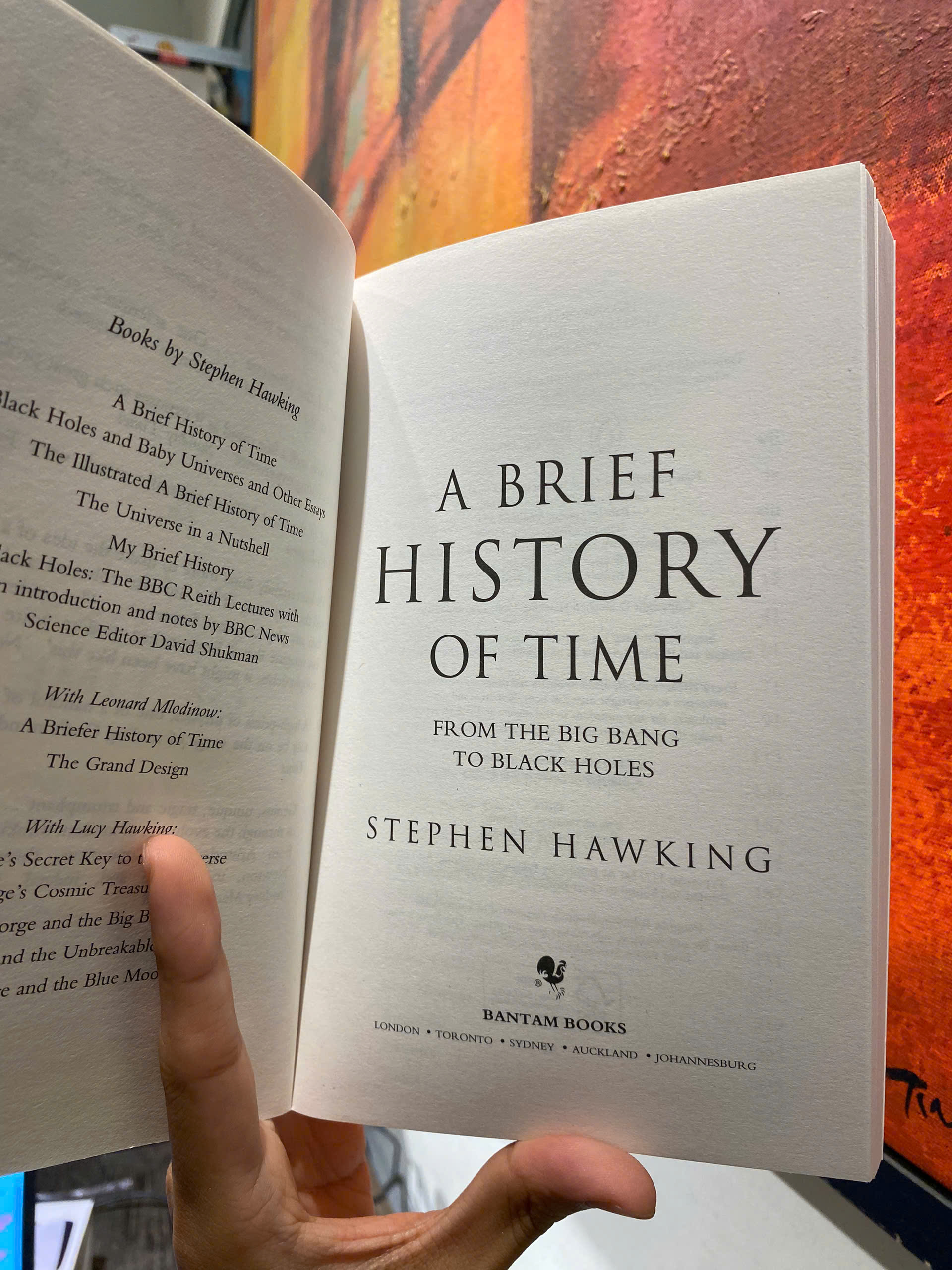 Sách - A Brief History of Time: From Big Bang to Black Holes Stephen Hawking/Astronomy & Space Science