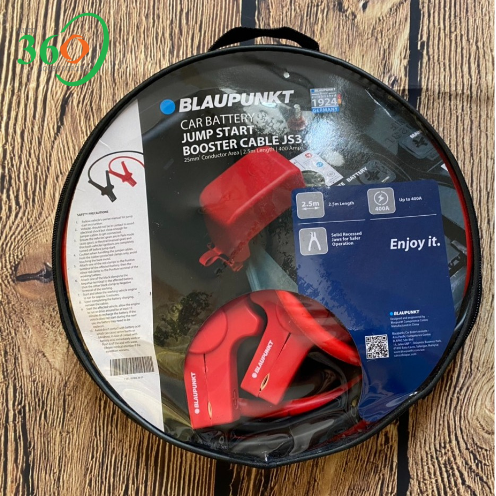 Bộ 2 Dây Câu Bình Ắc Quy Blaupunkt JS 3.0