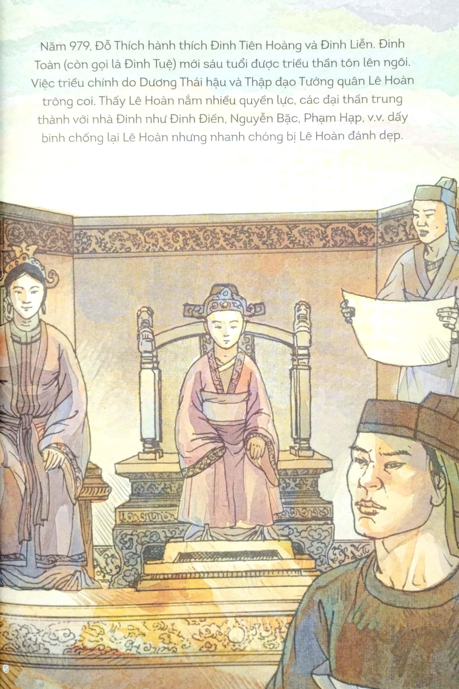 Lịch Sử Việt Nam Bằng Tranh - Vua Lê Đại Hành (Bản Màu) (Tái Bản 2023)