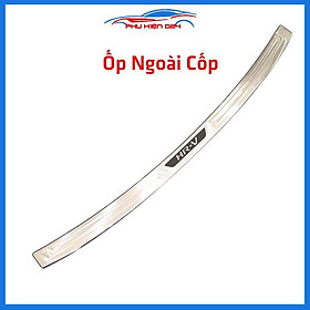 Ốp chống trầy cốp HRV 2018-2019-2020-2021-2022 inox sáng bóng bảo vệ xe chống va đập