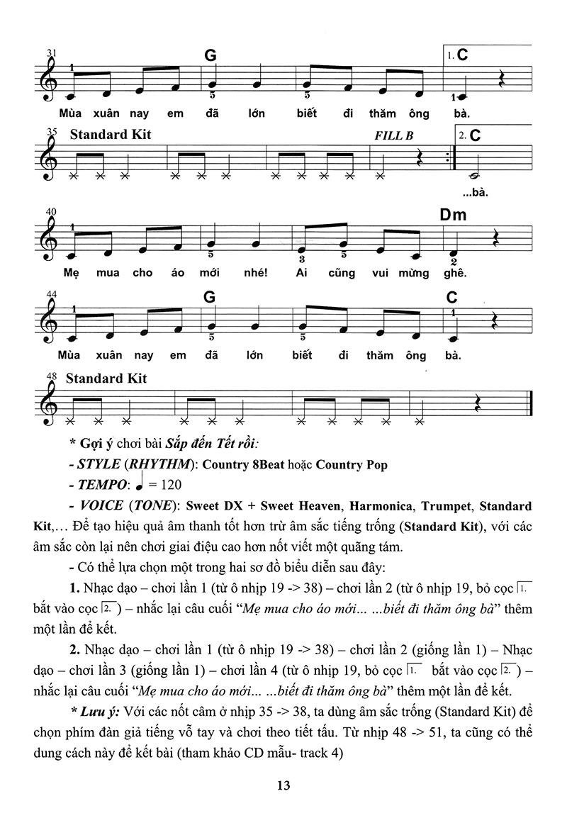 Thực Hành Biểu Diễn Organ Cho Thiếu Nhi – Tập 4