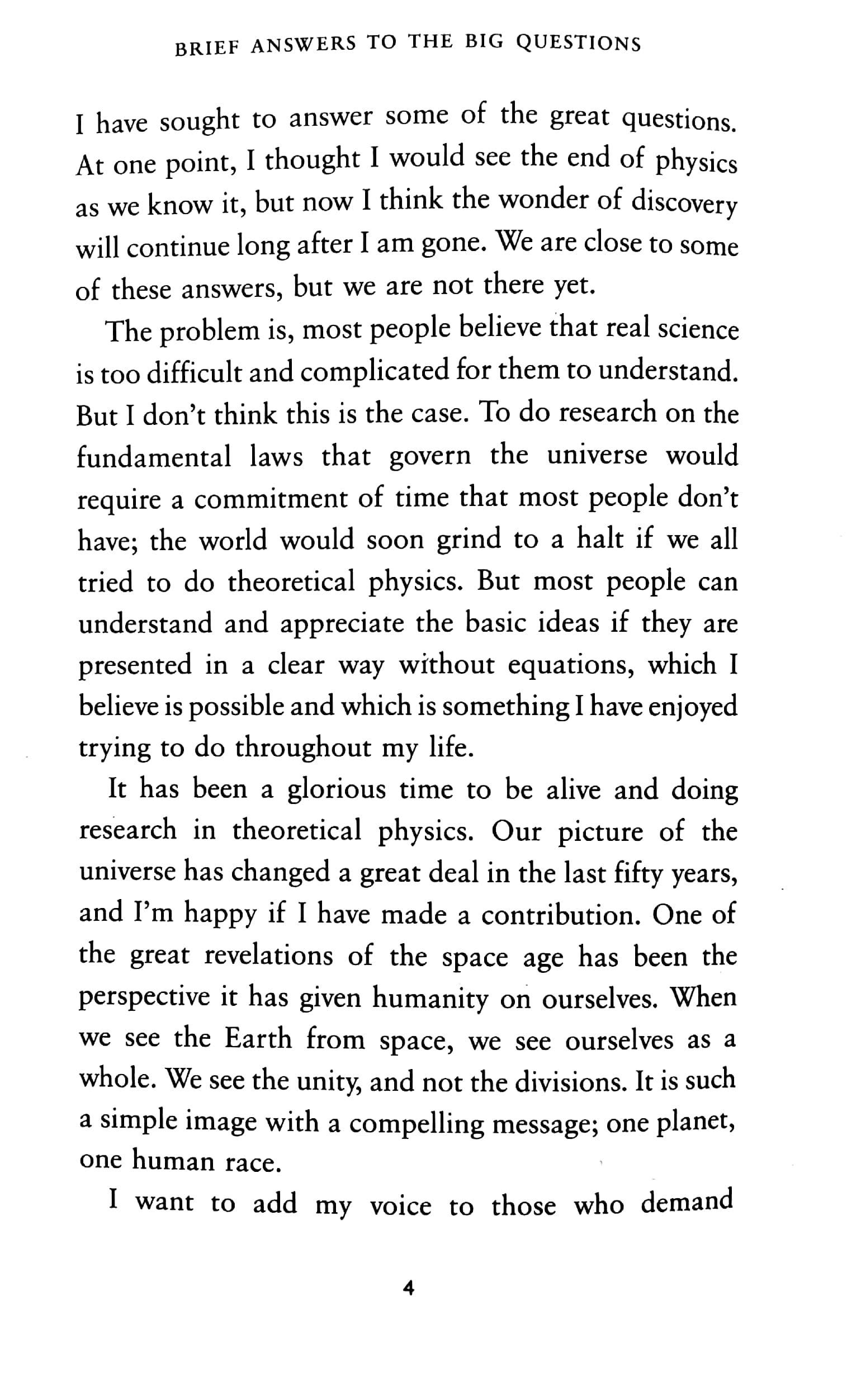 Brief Answers To The Big Questions: The Final Book From Stephen Hawking