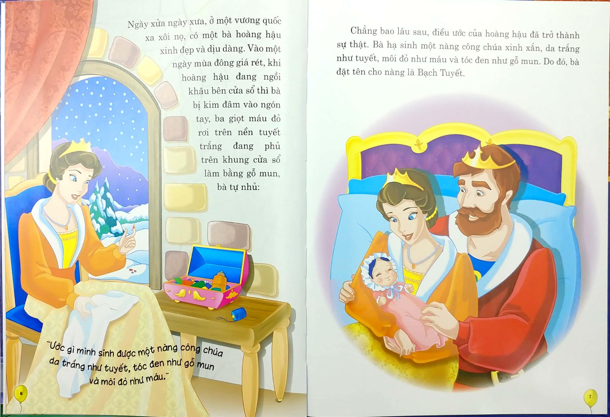 Nàng Bạch Tuyết Và Bảy Chú Lùn - Ngày Xửa Ngày Xưa (Tái Bản 2019)