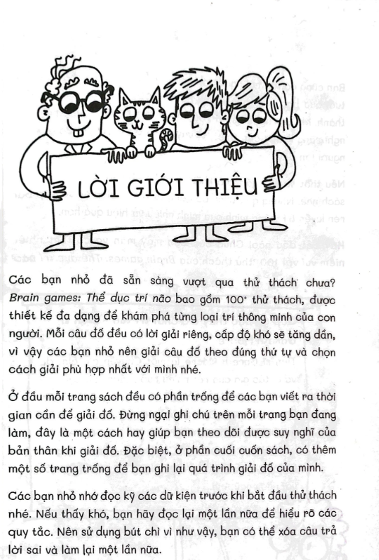 Thể Dục Trí Não: 100+Thử Thách Để Trẻ Thông Minh Hơn