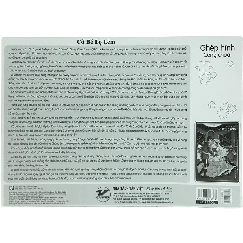 Sách ghép hình - Cô bé lọ lem