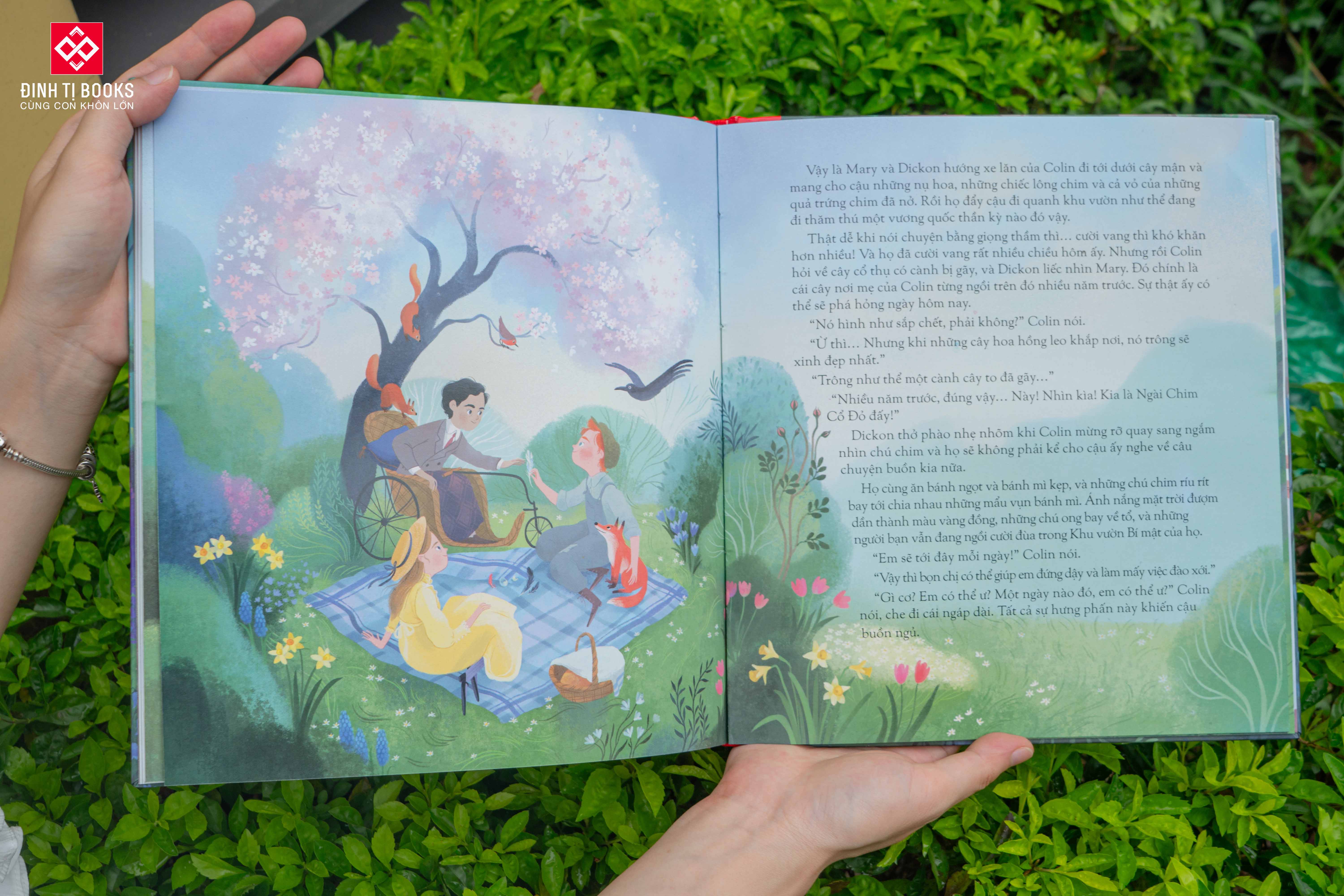Sách - Illustrated Special Edition - Khu vườn bí mật - Đinh Tị Books
