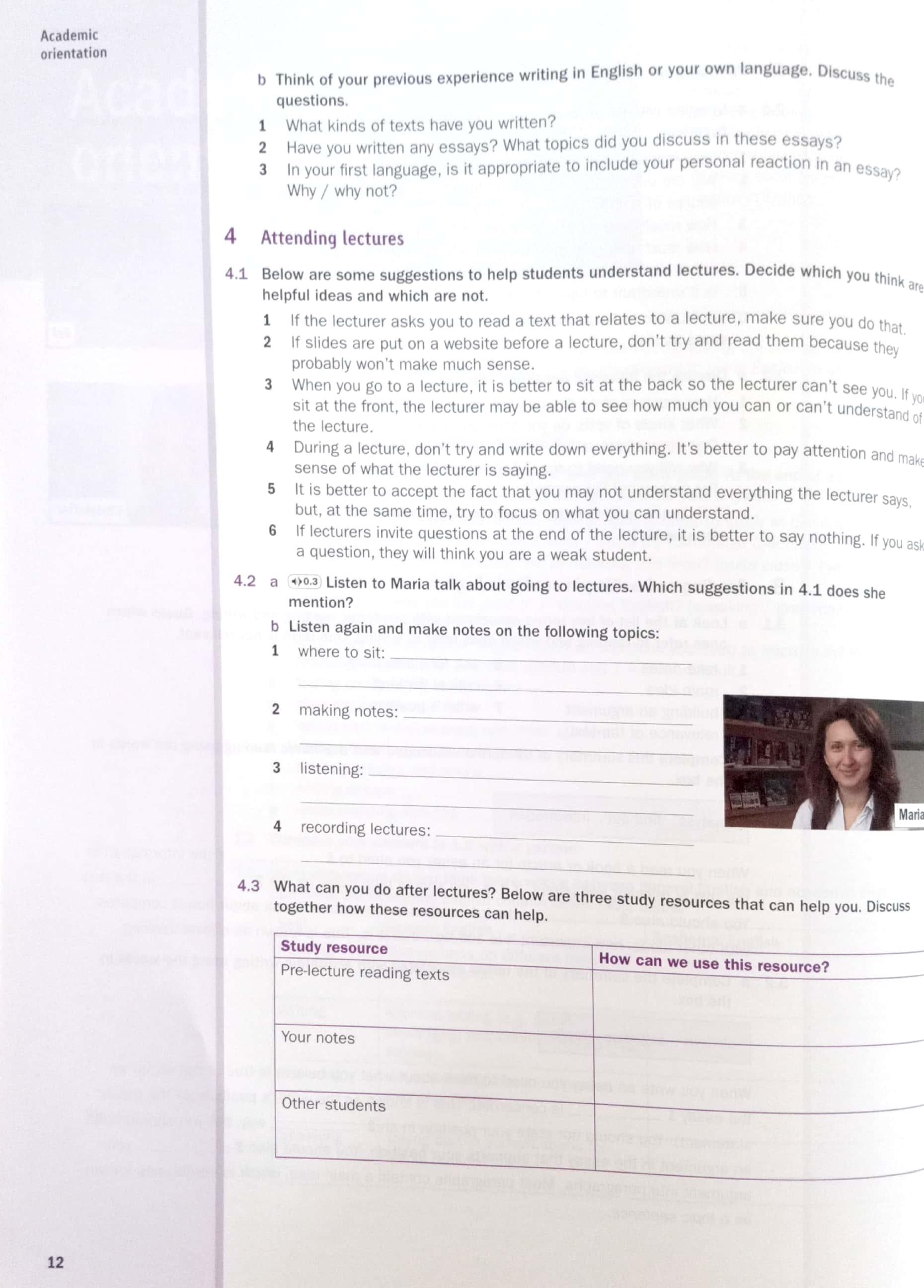 Cambridge Academic English B1+ Intermediate Student