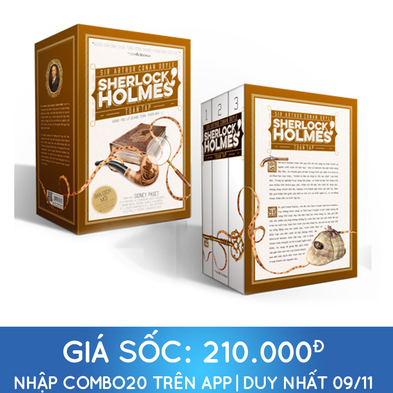 Sherlock Holmes Toàn Tập (3 Tập - Bìa Mềm - Hộp Đứng)