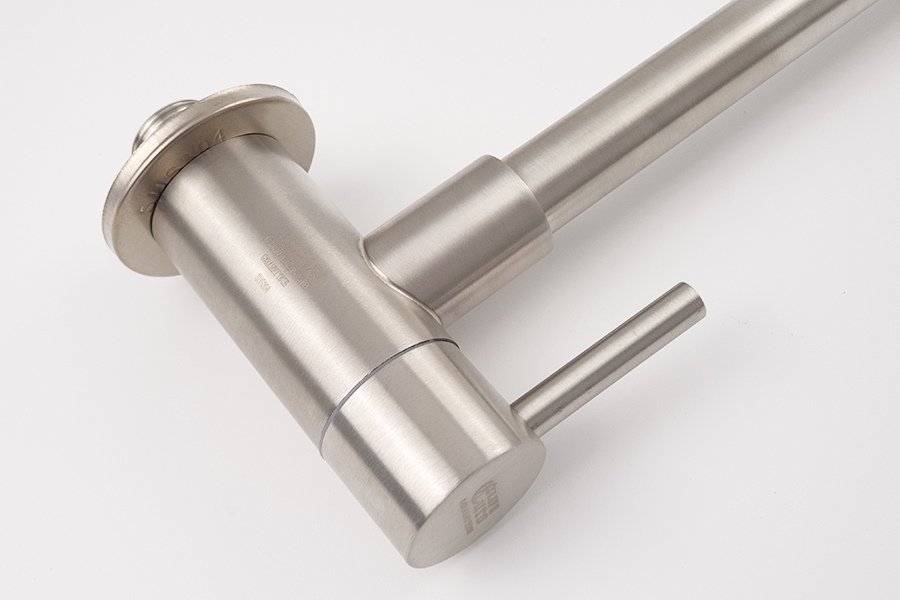 Vòi rửa chén lạnh âm tường Inox SUS 304 Eurolife EL-RC08 (Trắng vàng)