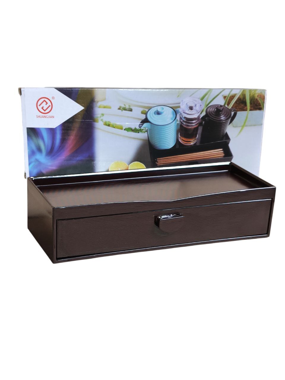 HỘP ĐỰNG ĐŨA LUXURY 2 IN 1 CÓ NGĂN KÉO – THIẾT KẾ SANG TRỌNG & TIỆN LỢI