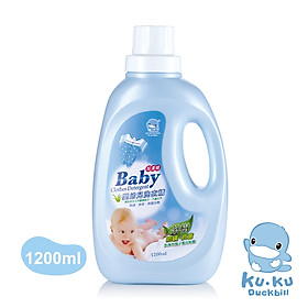 NƯỚC GIẶT QUẦN ÁO CHO BÉ SƠ SINH CHIẾT XUẤT TỪ DẦU CHÈ THIÊN NHIÊN & LÔ HỘI KUKU - KU1029/KU1090