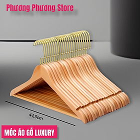 COMBO 10 - 20 MÓC ÁO GỖ TAM GIÁC CAO CẤP LUXURY