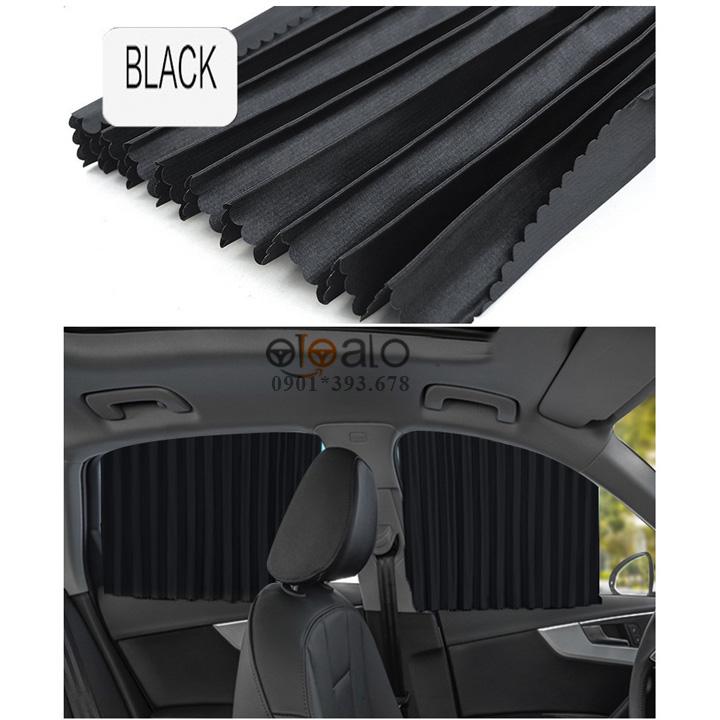 Rèm vải che nắng cửa kính xe Hyundai Getz vải lụa gắn nam châm keo 3M RVCK