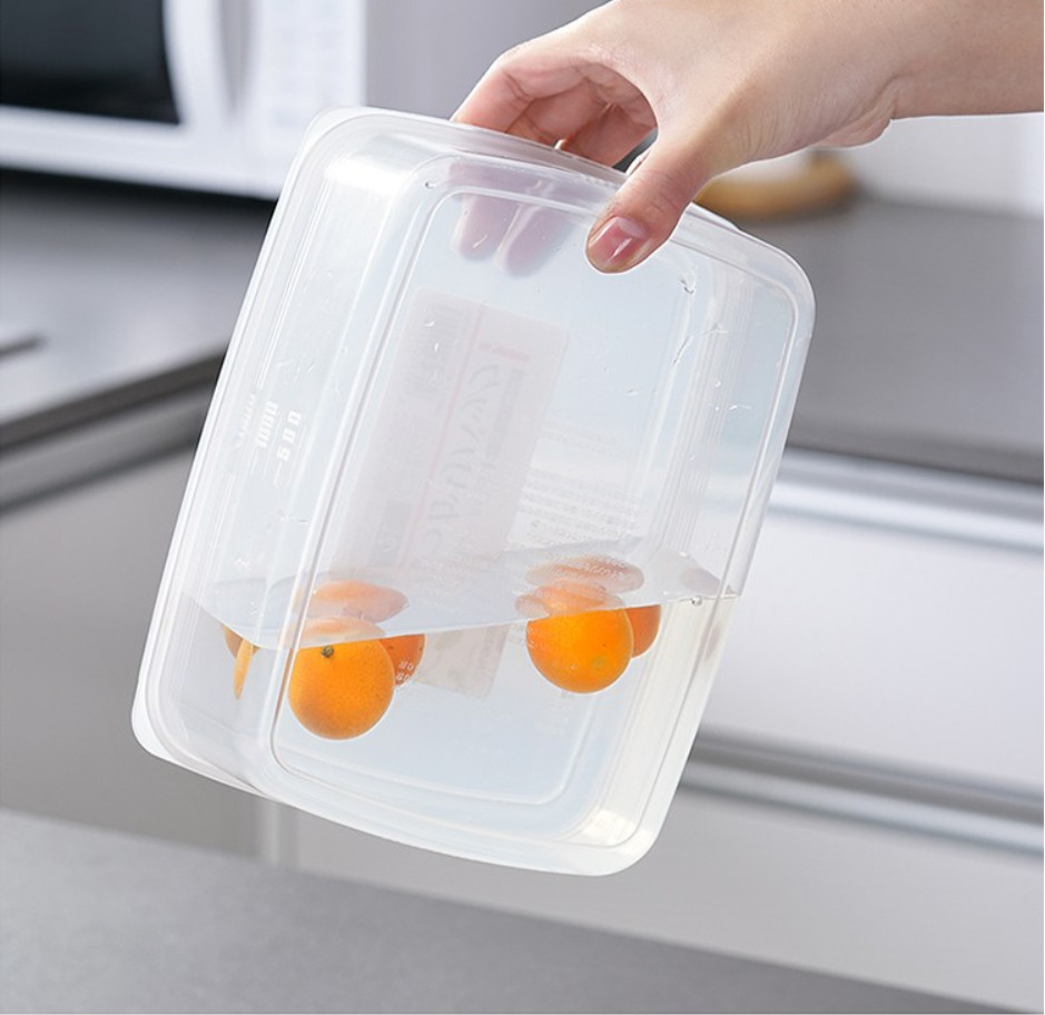 Set 02 hộp đựng thực phầm Nakaya 1200ml và 2000ml, thiết kế tinh tế, đẹp mắt, khả năng giữ kín hơi vượt trội - nội địa Nhật Bản